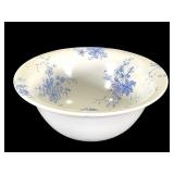 Early Blue & White Transferware Slop Bowl Strainer