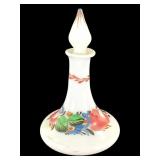 19th C Handblown Milk Glass Vanity Bottle