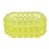 Brilliant Yellow Vaseline Glass Salt