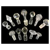 Blown & Faceted Decanter Bottle Stoppers