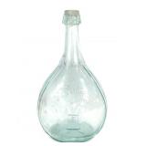 c1850 Sheaf of Wheat & Star Calabash Flask Bottle