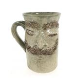 Signed 20thC Face Mug