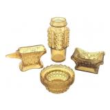 Amber EAPG Salts & Cruet