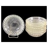 6 EAPG Diamond Point Bowls