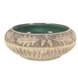 1920s Red Wing Brushware Pottery Bowl