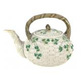 Belleek Shamrock Teapot 2nd Mark c1891-1926