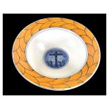 Early Hand Painted Religious Bowl