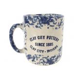 Clay City Pottery Commemorative Spongeware Mug