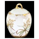 Limoge Aesthetic Movement Biscuit Jar