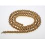 Antique 14K Gold Bead Necklace 15.9g TW