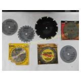 Lot of Assorted Circular Saw Blades