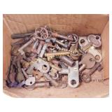 Lot of Old Skeleton Keys & More
