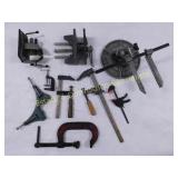 Lot of Clamps & Vises