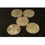Lot of 5 Eisenhower Dollar Coins