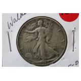 1945-D Walking Liberty Silver Half Dollar