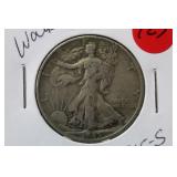 1945-S Walking Liberty Silver Half Dollar