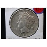 1921 U.S. Silver Peace Dollar Key Date