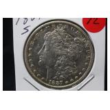 1887-S Morgan Silver Dollar