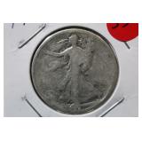 1921 Walking Liberty Silver Half Dollar