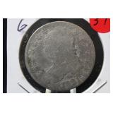 1921 Capped Bust Silver Half Dollar