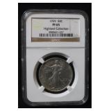 1939 PF65 Walking Liberty Silver Half Dollar