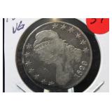 1829 Capped Bust Silver Half Dollar