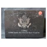 1992 U.S. Mint Premier Silver Proof Set