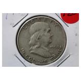 1950 Franklin Silver Half Dollar