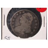 1833 Capped Bust Silver Half Dollar