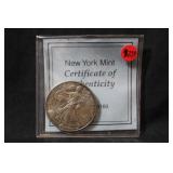 2001 Walking Liberty Silver Dollar
