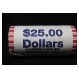 Roll of 25 Sacagawea Dollars