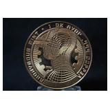 1oz .999 Copper Round