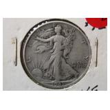 1943 Walking Liberty Silver Half Dollar