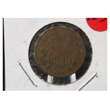 1868 2 Cent Coin