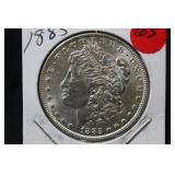 1885 Uncirculated Morgan Silver Dollar