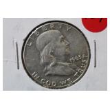 1963-D Franklin Silver Half Dollar