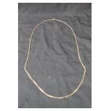 .925 Silver/GP 24" Box Chain
