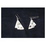 Silver  -  Marked Mexico Earrings