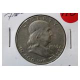1963-D Franklin Silver Half Dollar