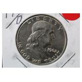 1962-D Franklin Silver Half Dollar