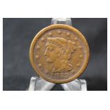 1853 Large Cent Coin