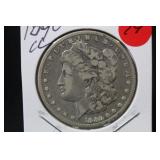 1890-CC Morgan Silver Dollar