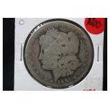 1891 O Morgan Silver Dollar