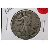 1941 Walking Liberty Silver Half Dollar