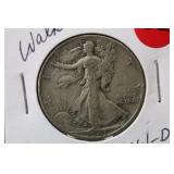 1941-D Walking Liberty Silver Half Dollar