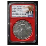 2024-W MS70 Donald J. Trump 1oz .999 Silver Eagle