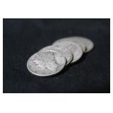 Lot of 5 Mercury Silver Dimes
