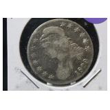 1829 Capped Bust Silver Half Dollar