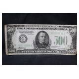 1934-A $500 Federal Reserve Note *Extremely Rare