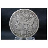 1890-CC Morgan Silver Dollar